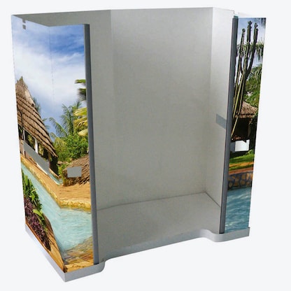 Artikelbild 7 für update displays Messetheke gerade, weiß 90,0 x 51,0 x 91,0 - 220,0 cm, Artikelnummer 646772