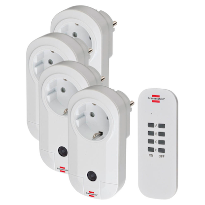 Artikelbild für brennenstuhl Comfort-Line RC CE1 4001 Funk-Steckdosenadapter, 4 St., Artikelnummer 853320