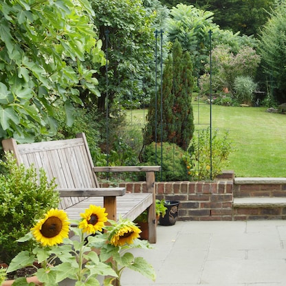 Artikelbild 7 für relaxdays Rankgitter Metall dunkelgrün rechteckig 50,0 x 180,0 cm, 2 St., Artikelnummer 450571