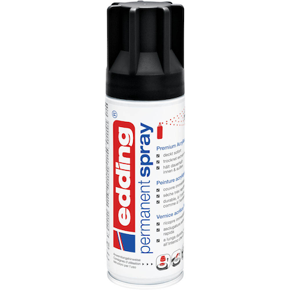 Artikelbild für edding 5200 Acrylspray Sprühfarbe tiefschwarz matt, 1 St., Artikelnummer 788921