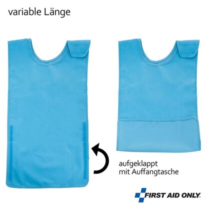 Artikelbild 4 für FIRST AID ONLY® unisex Lätzchen blau Größe individuell einstellbar 1 St., Artikelnummer 314116
