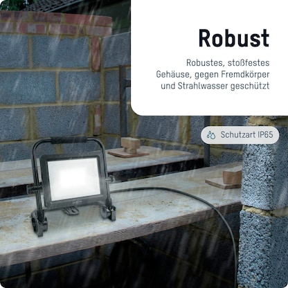 Artikelbild 11 für ANSMANN FL50W-AC LED Baustrahler schwarz 50 W, Artikelnummer 629179