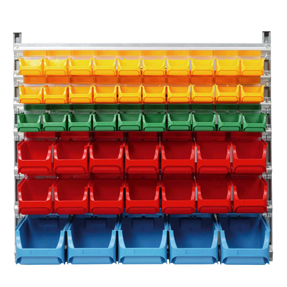 Artikelbild 2 für Allit Kleinteileregal ProfilPlus Depot 455935 silber 113,0 x 31,0 x 105,0 cm, Artikelnummer 837221