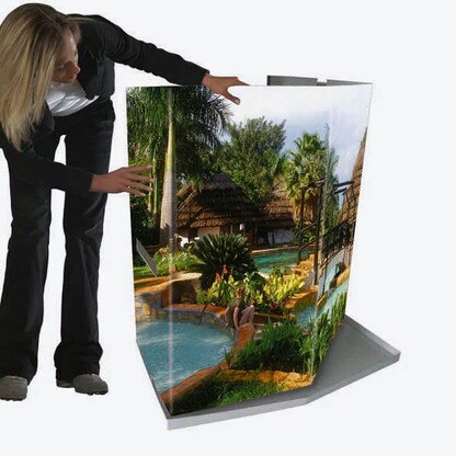 Artikelbild 8 für update displays Messetheke gerade, weiß 90,0 x 51,0 x 91,0 - 220,0 cm, Artikelnummer 646772