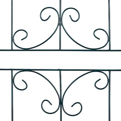 Artikelbild 8 für relaxdays Rankgitter Metall dunkelgrün rechteckig 50,0 x 180,0 cm, 2 St., Artikelnummer 450571