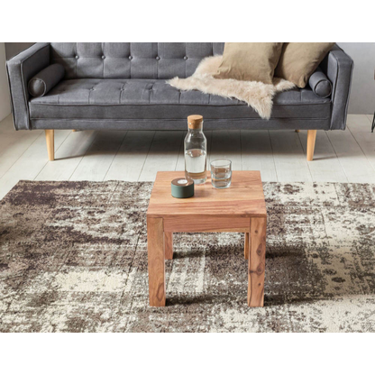 Artikelbild 5 für WOHNLING Couchtisch quadratisch Massivholz akazie 45,0 x 45,0 x 40,0 cm, 1 St., Artikelnummer 904914