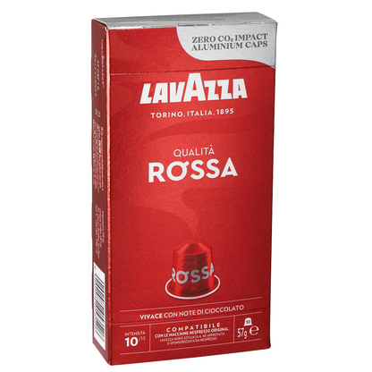 Artikelbild 3 für LAVAZZA Qualita Rossa Kaffeekapseln, Arabica- und Robustabohnen 10 Stück, Artikelnummer 125488