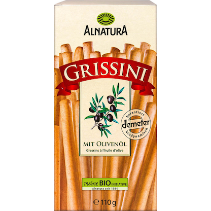 Artikelbild für ALNATURA Bio Grissini Gebäck 110,0 g, 1 St., Artikelnummer 295026