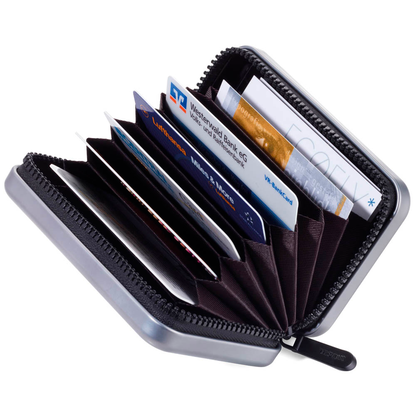 Artikelbild 2 für TROIKA® Kreditkartenetui KARTENKOFFER grau 7,0 x 10,5 cm, 1 St., Artikelnummer 665959