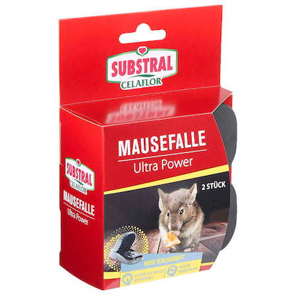 Artikelbild 2 für SUBSTRAL® Celaflor® Mausefallen Ultra Power schwarz, 2 St., Artikelnummer 664852
