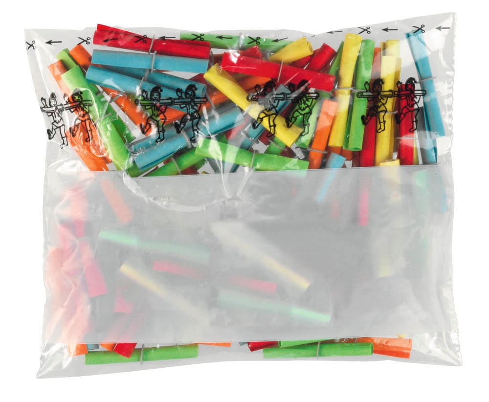 PARTY DISCOUNT Röllchenlose 'Treffer' – Weiß, Nummer 301-350, Für Tombola & Gewinnspiele