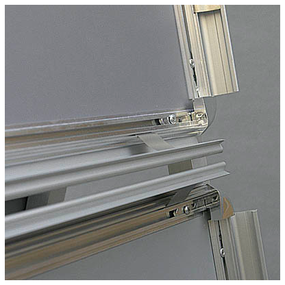 Artikelbild 4 für FRANKEN Kundenstopper Standard Plus silber DIN A1 4 Fächer 64,0 x 74,5 x 155,1 cm, 1 St., Artikelnummer 570402