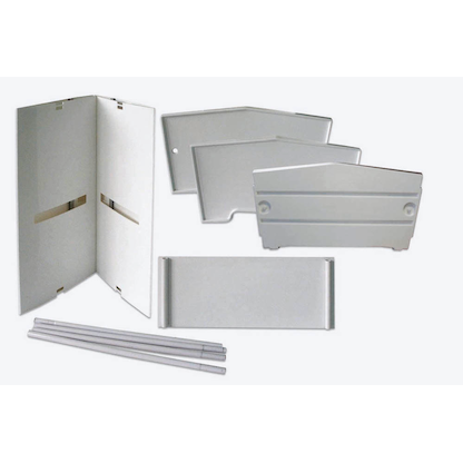 Artikelbild 9 für update displays Messetheke gerade, weiß 90,0 x 51,0 x 91,0 - 220,0 cm, Artikelnummer 646772