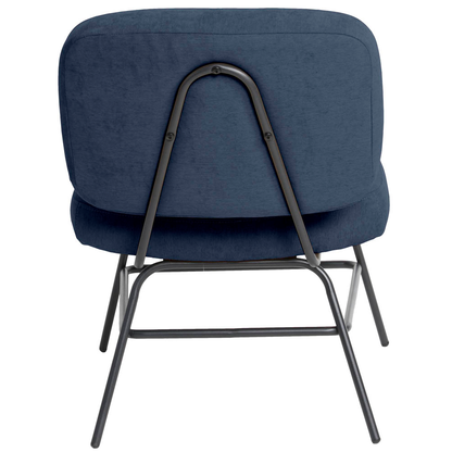 Artikelbild 4 für meet powered by PAPERFLOW Sessel CURVE blau schwarz Stoff 57,0 x 71,0 x 75,5 cm, 1 St., Artikelnummer 638062