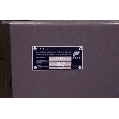 Artikelbild 12 für phoenix Tresor Mercury Sicherheitsstufe 2 nach EN 1143-1 mit Feuerschutz graphitgrau 86,0 x 50,0 x 163,0 cm, Artikelnummer 845143