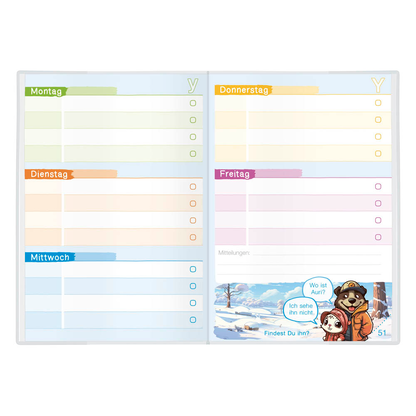 Artikelbild 3 für Häfft® Verlag Hausaufgabenheft 1. und 2. Klasse liniert DIN A5 ohne Rand, 96 Blatt, 1 St., Artikelnummer 590709