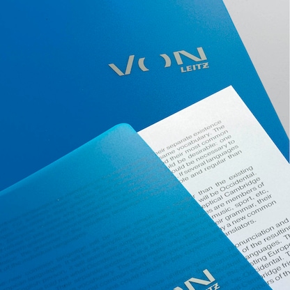 Artikelbild 8 für VON LEITZ Schnellhefter Kunststoff blau DIN A4, 1 St., Artikelnummer 635119