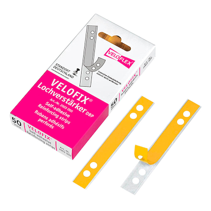 Artikelbild für VELOFLEX Lochverstärker VELOFIX® glasklar, 50 St., Artikelnummer 494518