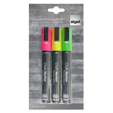 Artikelbild 1 für SIGEL Kreidemarker farbsortiert 1,0 - 5,0 mm, 3 St., Artikelnummer 537985