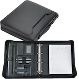 Artikelbild 1 für Alassio Ringbuchmappe OSI Lederimitat DIN A4 schwarz, Artikelnummer 162339