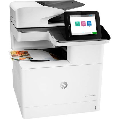 Artikelbild für HP Color LaserJet Enterprise Flow MFP M776dn 3 in 1 Farblaser-Multifunktionsdrucker weiß, Artikelnummer 100632