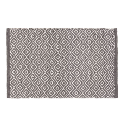 Artikelbild für WENKO Badematte Turpan dunkelgrau, weiß 50,0 x 80,0 cm, Artikelnummer 810207