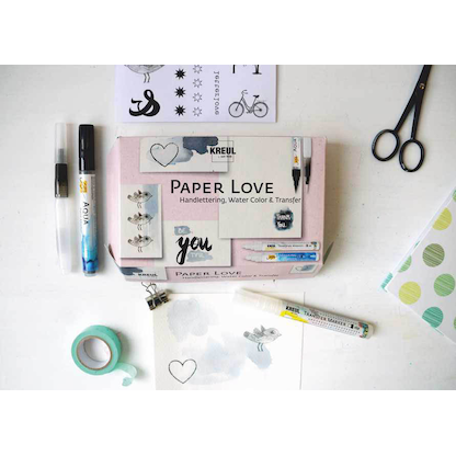 Artikelbild für KREUL PaperLove Handlettering-Set schwarz, 1 Set, Artikelnummer 115317