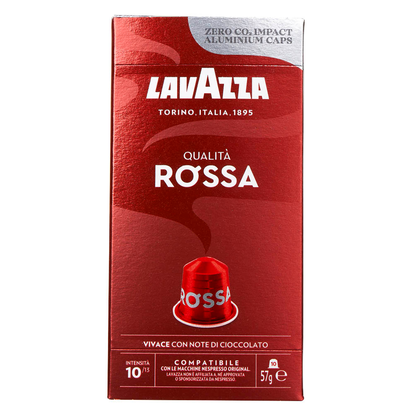 Artikelbild 4 für LAVAZZA Qualita Rossa Kaffeekapseln, Arabica- und Robustabohnen 10 Stück, Artikelnummer 125488