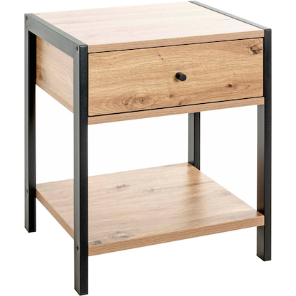 Artikelbild für HAKU Möbel Konsole Nachttisch rechteckig MDF-Platte eiche 48,0 x 43,0 x 60,0 km, 1 St., Artikelnummer 340089