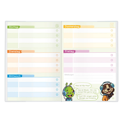 Artikelbild 4 für Häfft® Verlag Hausaufgabenheft 1. und 2. Klasse liniert DIN A5 ohne Rand, 96 Blatt, 1 St., Artikelnummer 590709