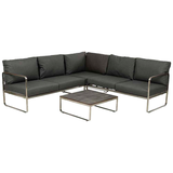 Artikelbild 1 für greemotion Loungegruppe Boston anthrazit, silber Metall, 15-teilig, Artikelnummer 333177