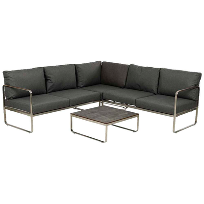 Artikelbild für greemotion Loungegruppe Boston anthrazit, silber Metall, 15-teilig, Artikelnummer 333177