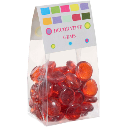 Artikelbild für GLOREX Muggelsteine orange Glasnuggets Ø 20,0 mm, 200,0 g, 1 Pack, Artikelnummer 732059