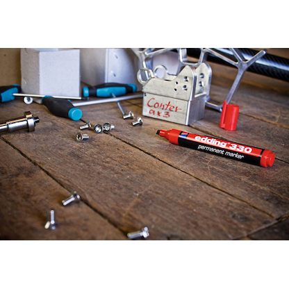 Artikelbild 5 für edding 330 Permanentmarker farbsortiert 1,0 - 5,0 mm, 4 St., Artikelnummer 338835