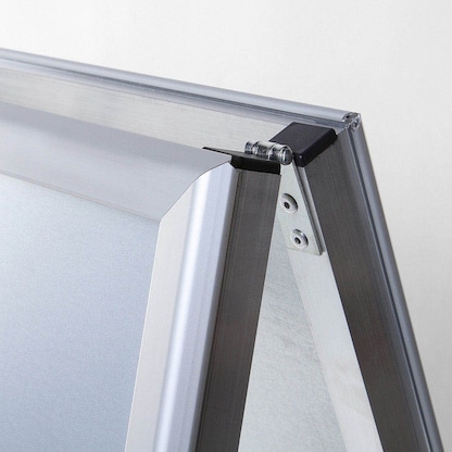 Artikelbild 2 für Showdown® Displays Kundenstopper silber DIN A0 2 Fächer 88,6 x 92,5 x 138,0 cm, 1 St., Artikelnummer 692549