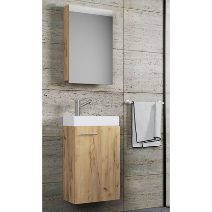 Artikelbild 3 für VCM my bath Badmöbel-Set 3-teilig Slito 916951 honig-eiche 41,0 x 22,0 x 130,0 cm, Artikelnummer 390894