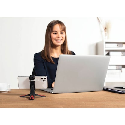 Artikelbild 4 für hama Pocket II Rotation Ministativ für Smartphones schwarz, rot, Artikelnummer 824187