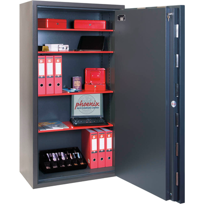 Artikelbild 4 für phoenix Tresor Mercury Sicherheitsstufe 2 nach EN 1143-1 mit Feuerschutz graphitgrau 86,0 x 50,0 x 163,0 cm, Artikelnummer 845143