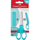 Artikelbild 1 für FABER-CASTELL Kinderschere Grip türkis 13,5 cm, Artikelnummer 100467