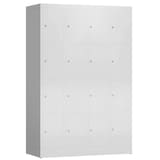 Artikelbild 1 für ClassiX Schließfachschrank lichtgrau X-520440, 16 Schließfächer 118,5 x 50,0 x 180,0 cm, Artikelnummer 187847