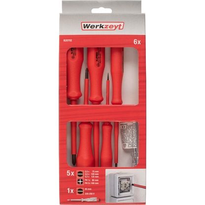 Artikelbild für Werkzeyt Schraubendreher-Set VDE B20702 6-tlg., Artikelnummer 407336