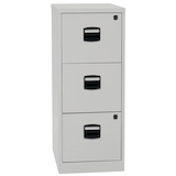 Artikelbild 1 für BISLEY Home PFA 3 Hängeregistraturschrank lichtgrau 3 Schubladen 41,3 x 40,0 x 101,5 cm, 1 St., Artikelnummer 215764