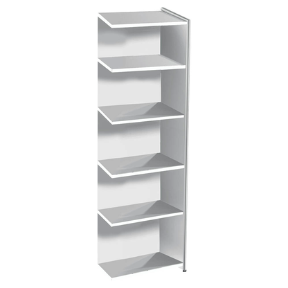 Artikelbild für Kerkmann Aktenregal Lago weiß 39,0 x 38,0 x 185,0 cm, 1 St., Artikelnummer 388173