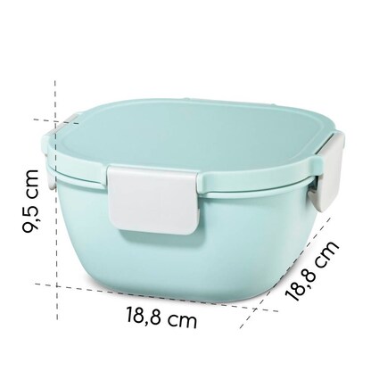 Artikelbild 3 für xavax® Lunchbox blau 1,7 l, 1 St., Artikelnummer 822137