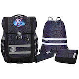 Artikelbild 1 für Mc®Neill Schulranzen-Set COMPACTO TRON Kunstfaser schwarz, Artikelnummer 663288