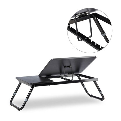 Artikelbild 7 für relaxdays Laptop-Betttablett schwarz, Artikelnummer 471601