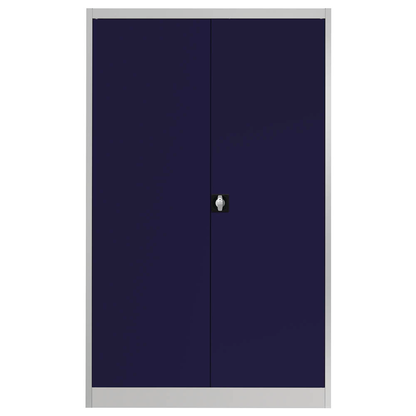 Artikelbild für mauser Stahlschrank entero BF5-12 - 7035/5003 lichtgrau, saphirblau 4 Fachböden 120,0 x 50,0 x 195,0 cm, aufgebaut, 1 St., Artikelnummer 258564