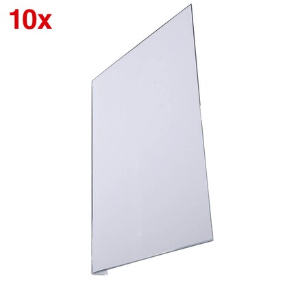 Artikelbild 2 für DURABLE Gangschilder A4 hoch Kunststoff transparent 210,0 x 297,0 mm, 10 St., Artikelnummer 553863