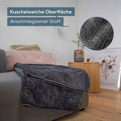 Artikelbild 4 für beurer HD 65 Heizdecke dunkelgrau 110 W, Artikelnummer 744309