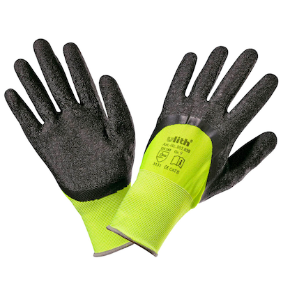 Artikelbild für Ulith unisex Arbeitshandschuhe schwarz Größe 9, 1 Paar, Artikelnummer 558010